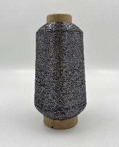 Пряжа Lurex, Italia, па, цвет черное серебро